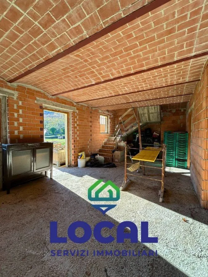 Garage - Unfinished Villa with Panoramic View in Verzuolo