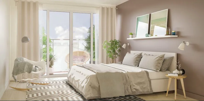 Chambres - Appartement 3 Pièces avec Balcon à Bry-sur-Marne