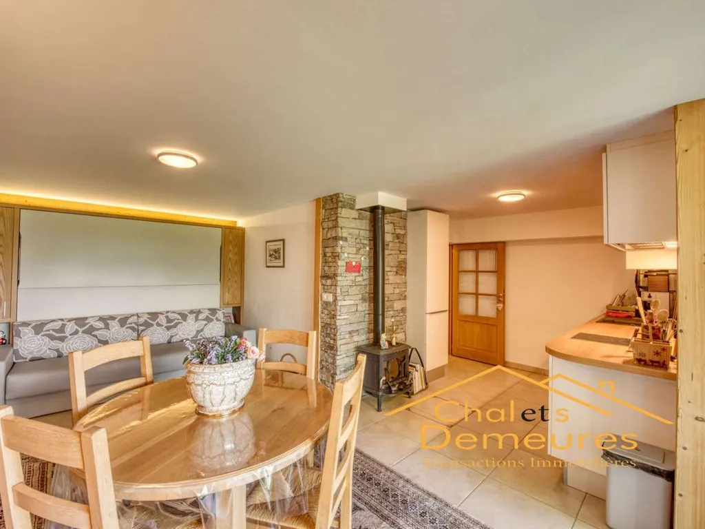 Salle à manger - Chalet avec Vue Panoramique sur Manigod