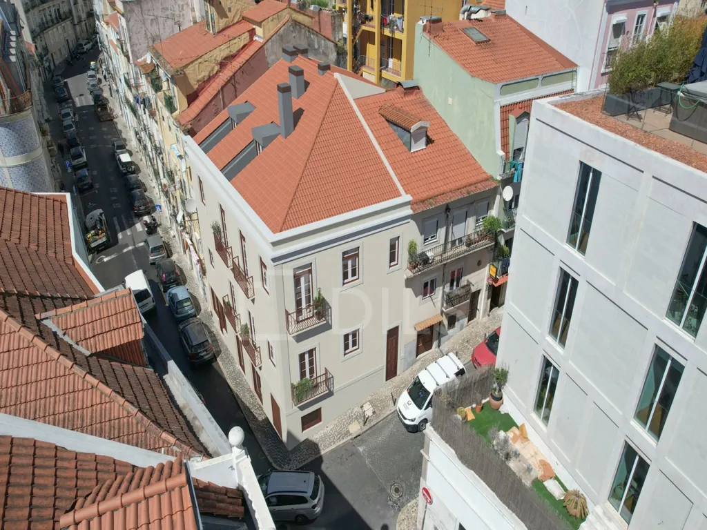 Õhuvaade - Studio Apartment with Balcony in Graça