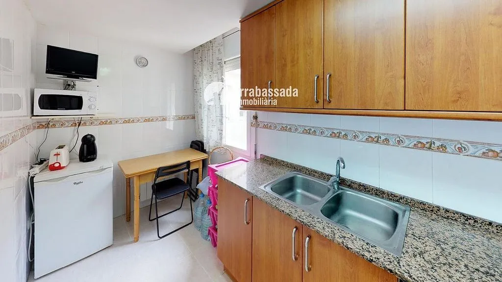 Köök - Apartment with Terrace in Cambrils Centre