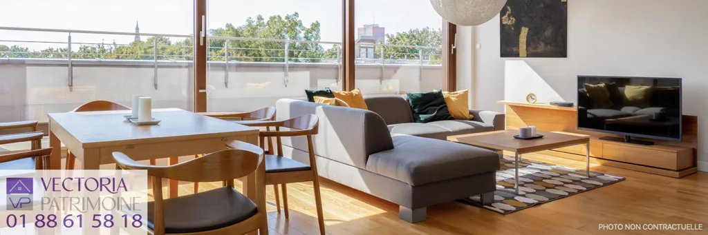 Elutuba - New 3-Piece Flat with Terrace in Alfortville