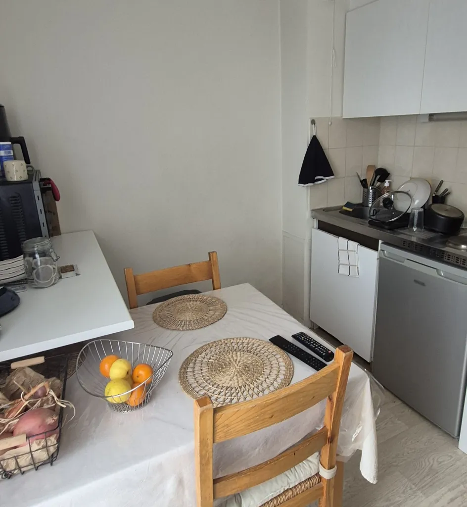 Kitchen - Studio with Balcony near CHU, Lyon