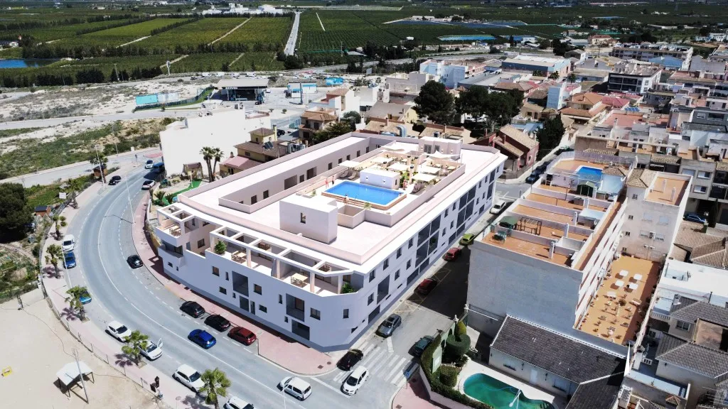 Vue aérienne - Residential Complex with Private Pool in San Miguel de Salinas