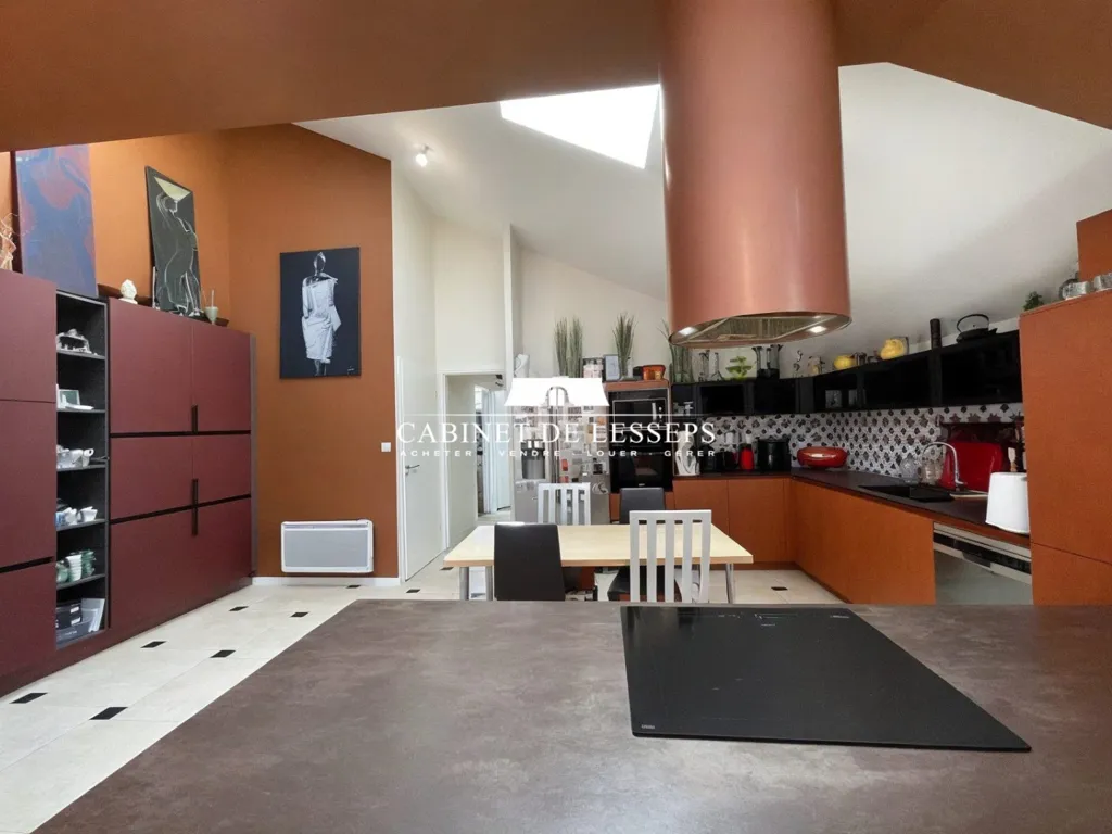 Köök - Characterful Apartment with Terrace in Bayonne