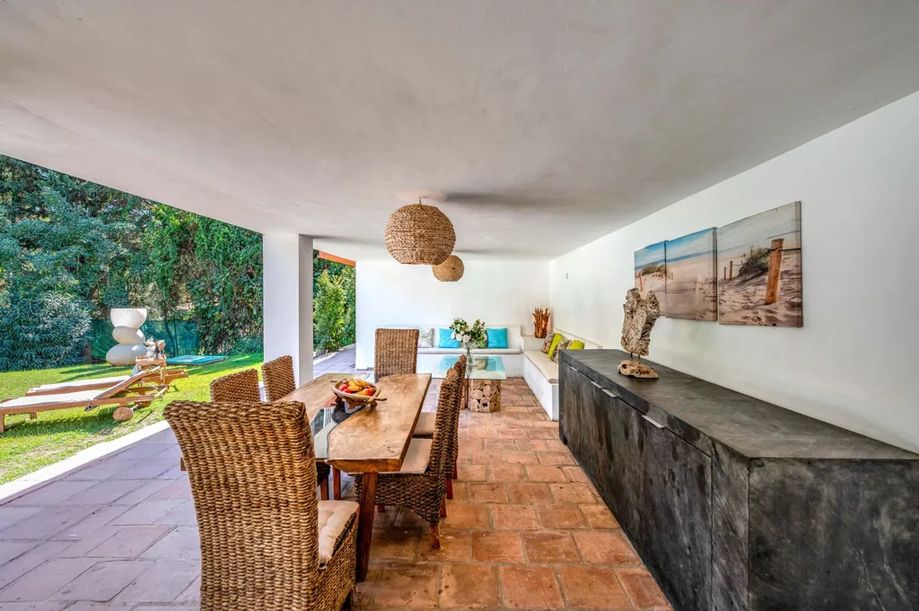 Terrace - Andalusian Villa with Pool in Sotogrande