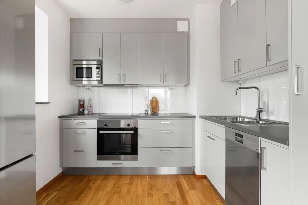 Köök - Apartment with Balcony in Ursvik, Sundbyberg