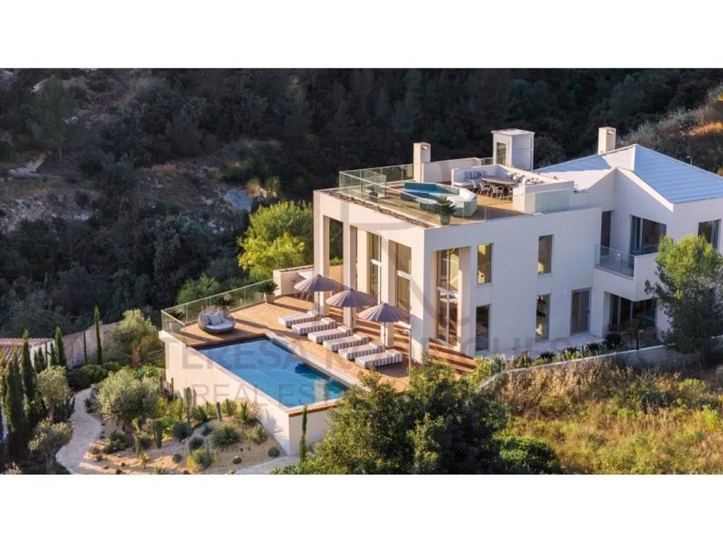 Vista aerea - Modern House with Sea View in Lagoa
