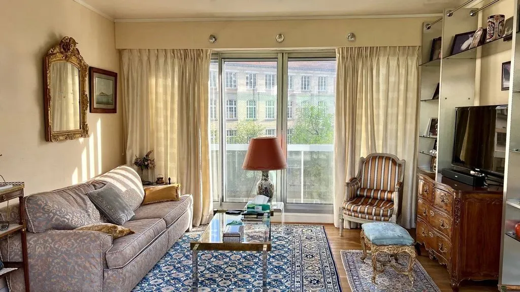 Séjour - Appartement Luxe avec Terrasse à Sorbonne
