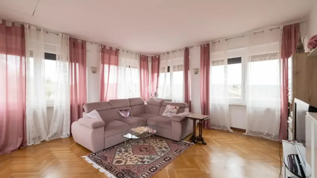 Séjour - Semi-detached House with Panoramic View in Marentino