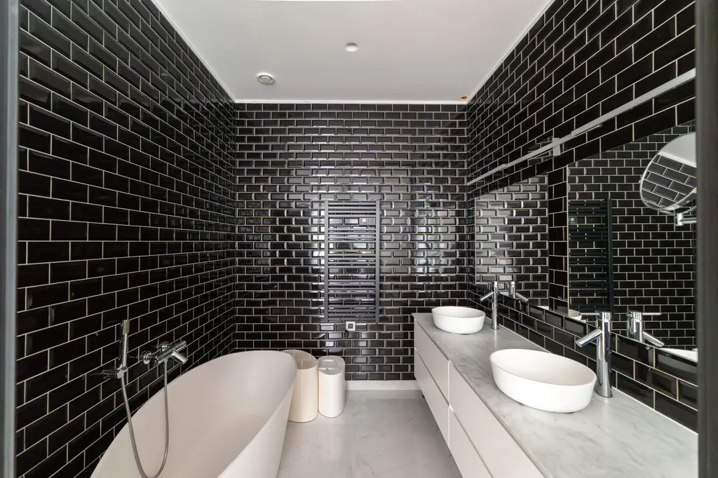Salles de bain - Penthouse avec Piscine Panoramique à Doornik