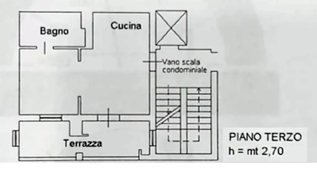 Plan - Modern Flat with Balcony in Florence