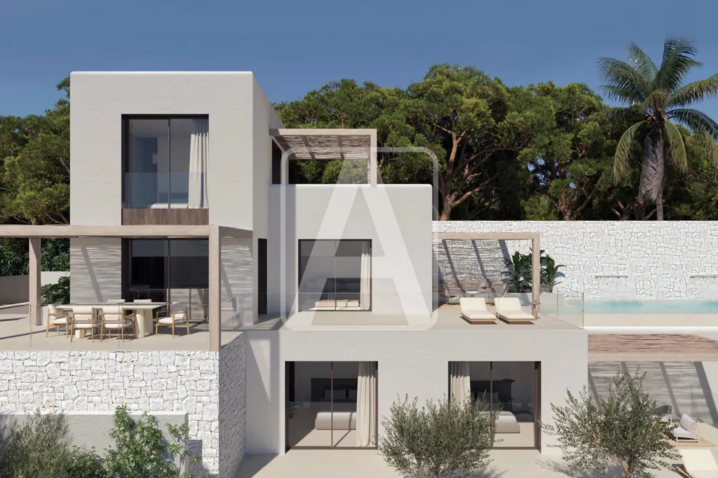 Välivaade - Ibiza-Style Villa with Sea View in Benissa