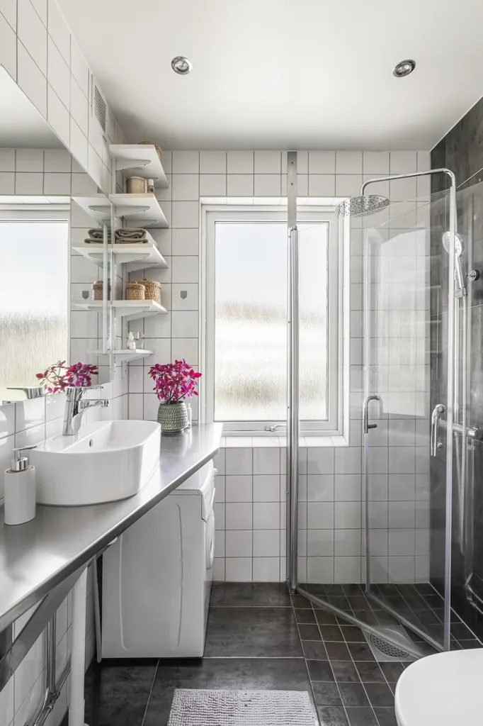Salles de bain - Charming Flat with Balcony in Kålltorp