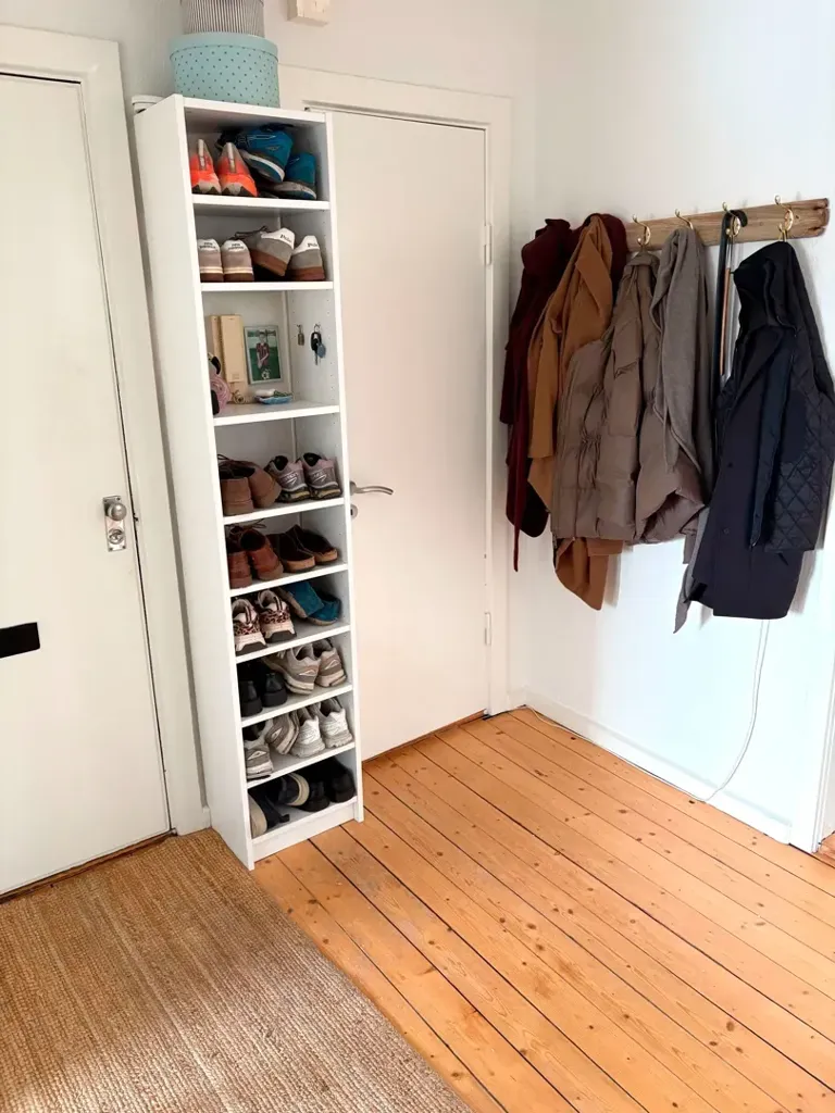 Hallway - 3-Bed Apartment with Balcony in Øgade, Aalborg