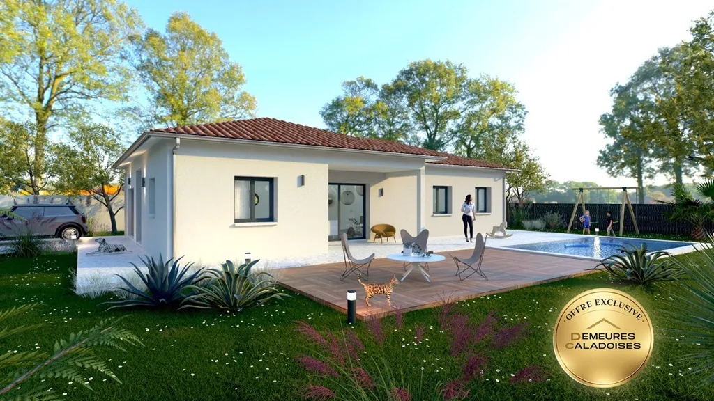 Contemporary Villa with Garden in Francheleins