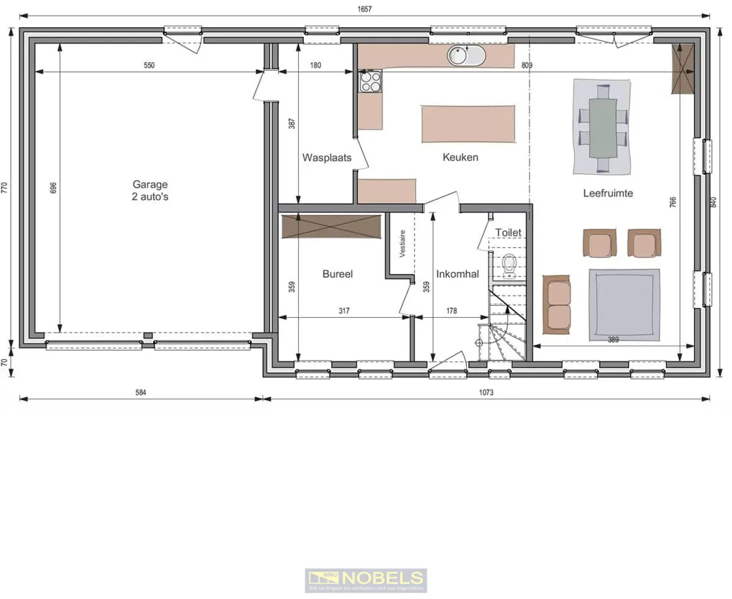 Plaan - Detached Villa with Open View in Elzele