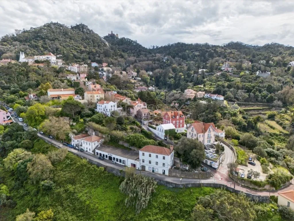 Vue aérienne - Luxury Hotel Development in Sintra's Historic Village