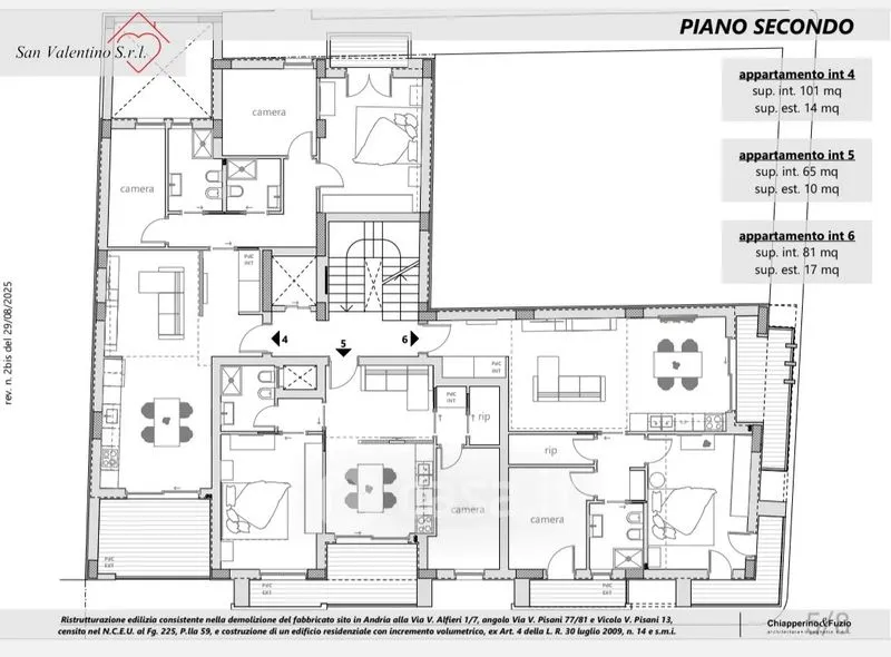 Plan - New Apartments with Attics in Andria