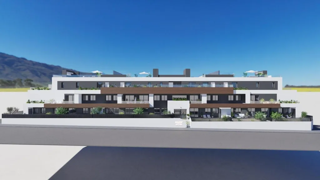 New Build Apartment with Rooftop Pool in Benijófar
