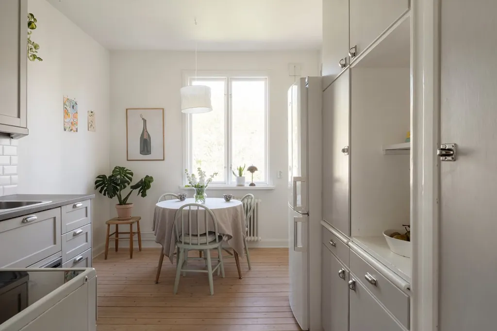 Köök - Penthouse Flat with Garden in Gothenburg