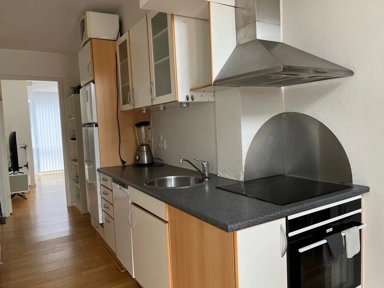 Köök - Central Flat with Balcony in Herning