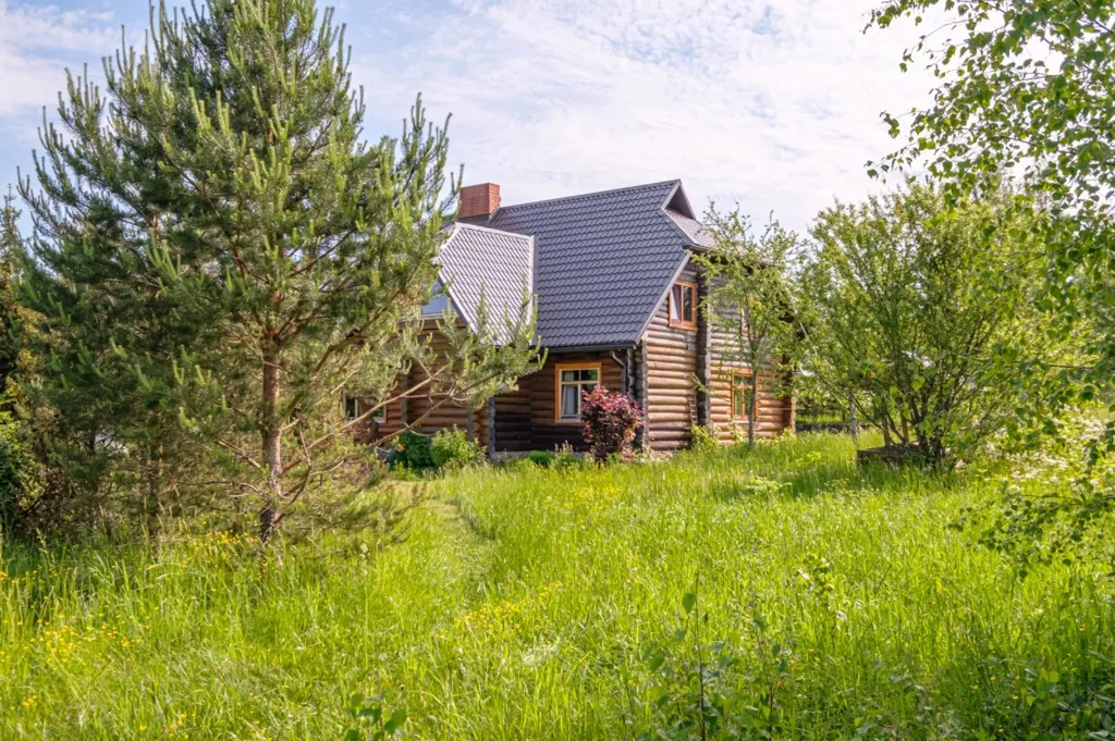 Extérieur - Wooden Cottage with Lake View in Cēsis District
