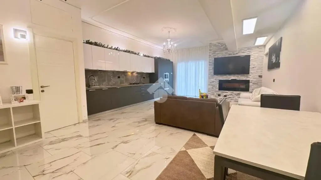 Séjour - Renovated Apartment with Balcony in Ancona