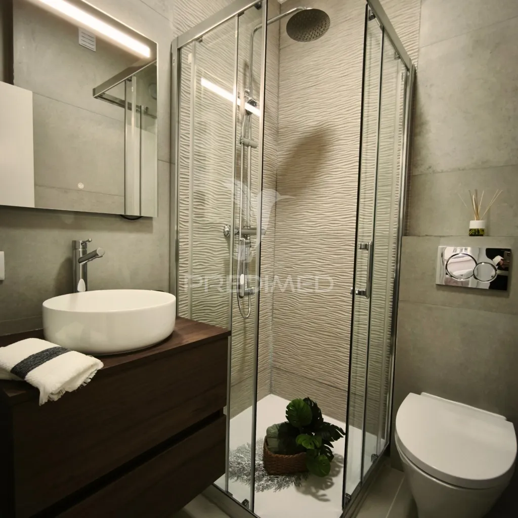 Salles de bain - T3 Apartment with Home Office in Benfica