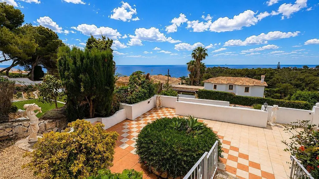 Terrasse - Chalet with Sea View and Pool in Jávea