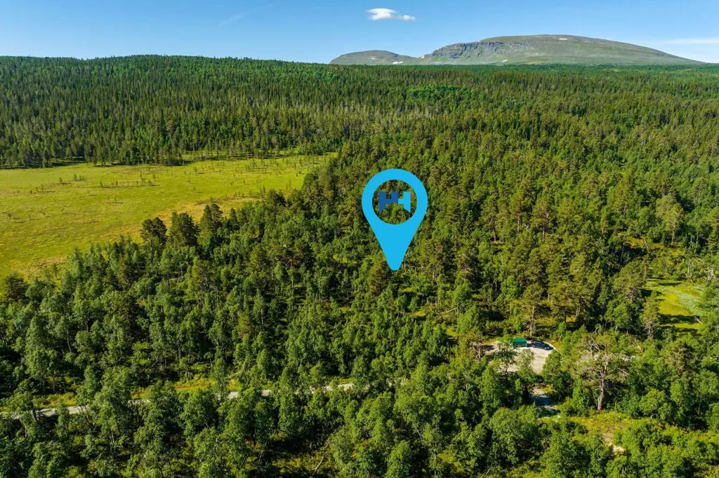 Õhuvaade - Exclusive Plot in Fjäll Environment, Bruksvallarna