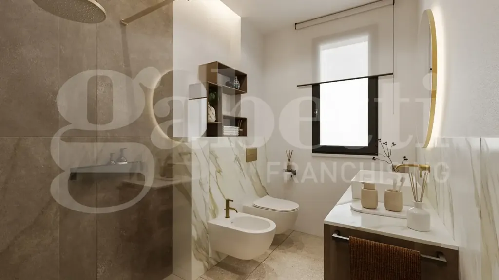 Salles de bain - New 3-Bedroom Apartment with Balcony in Vignola