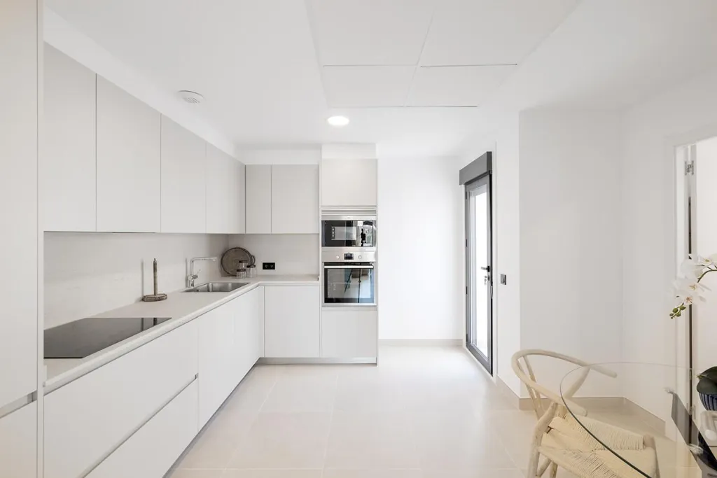 Cuisine - Penthouse with Sea View in Casares
