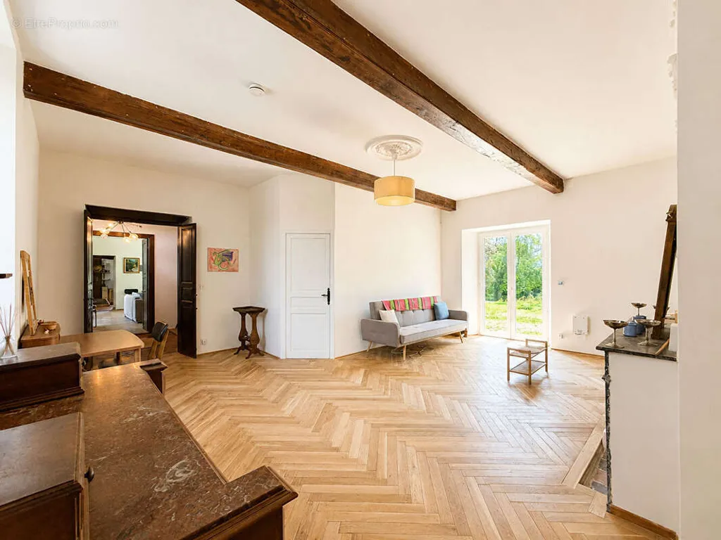 Soggiorno - Ancient Farmhouse with Pyrenees View in Pontacq