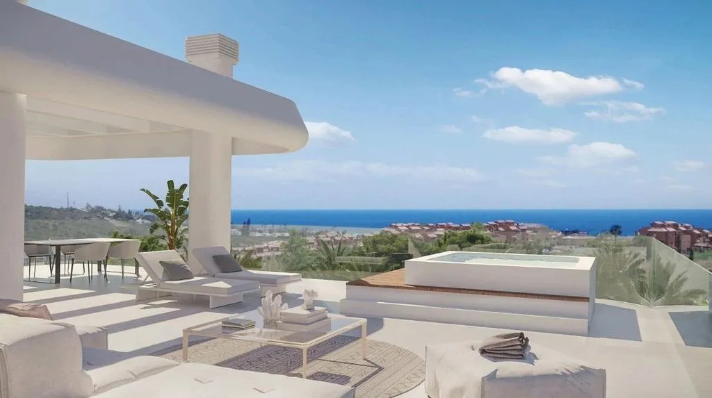 Terrasse - Luxury Flat with Sea Views in Estepona