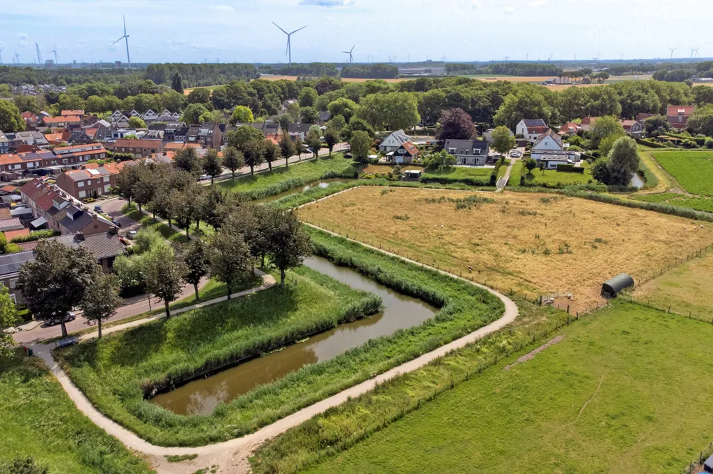 Vue aérienne - Character House with High Finish in Klundert
