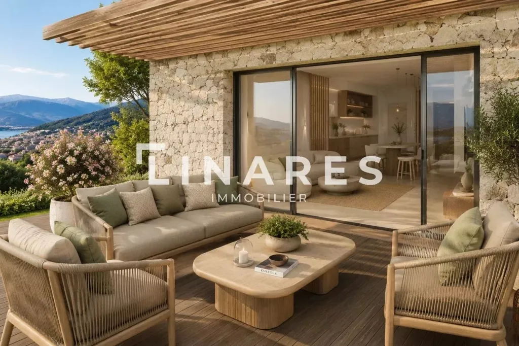 Terrass - Studio with Sea View in Calvi