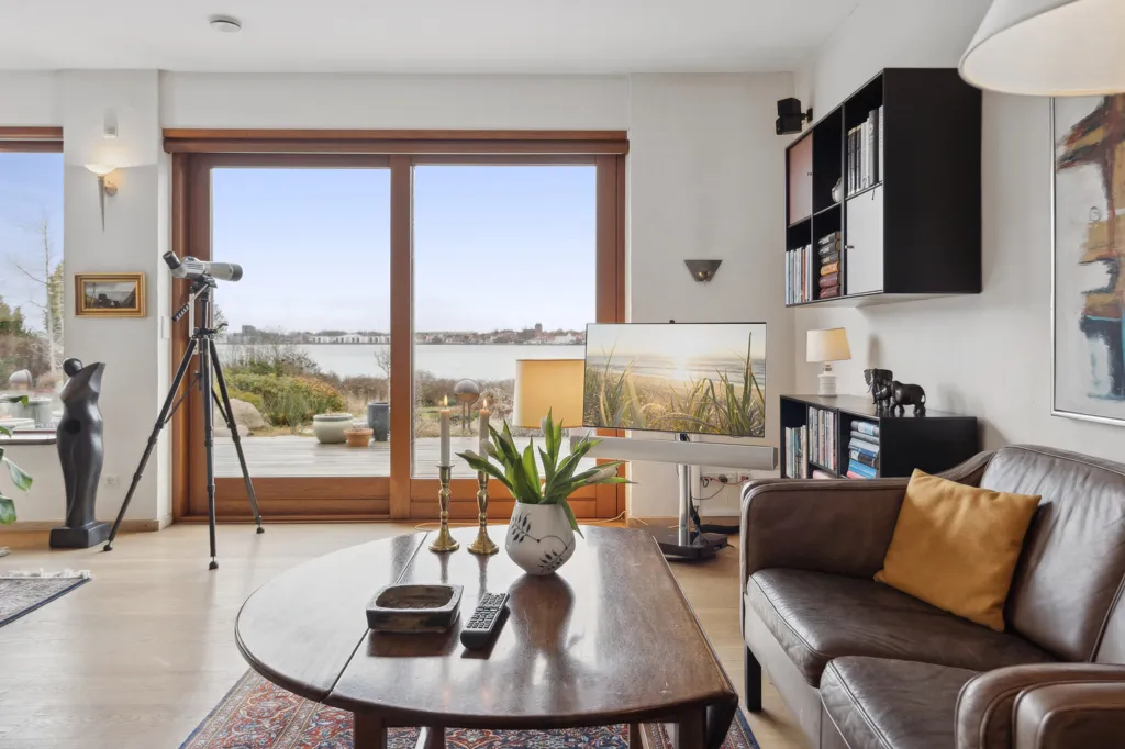Séjour - Villa with Private Beach and Lake in Snoghøj