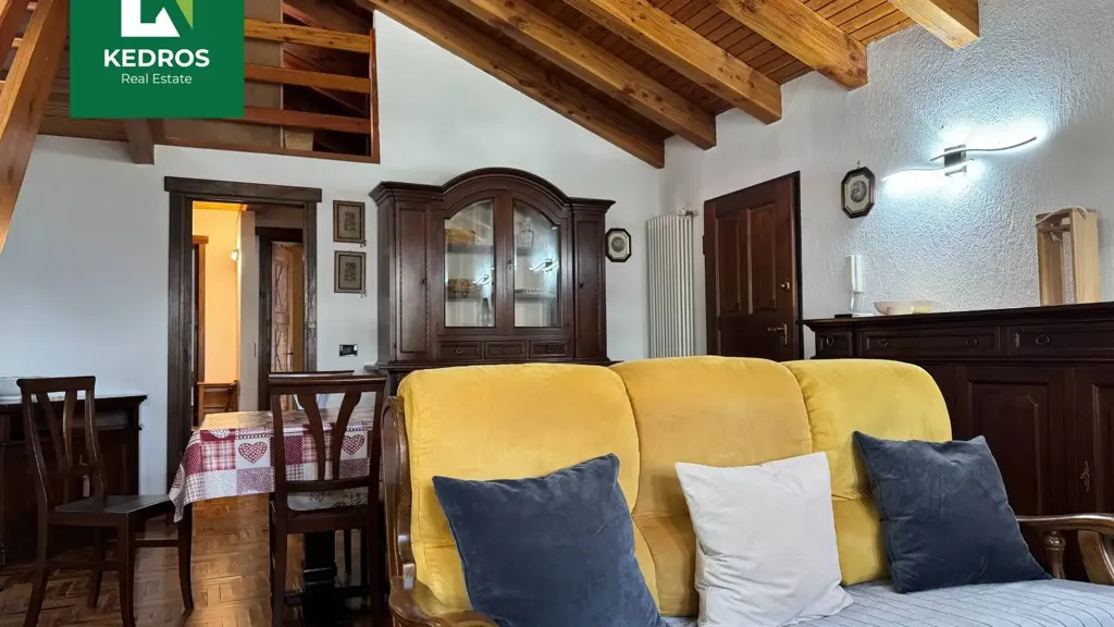 Séjour - Apartment with Mountain View in Courmayeur