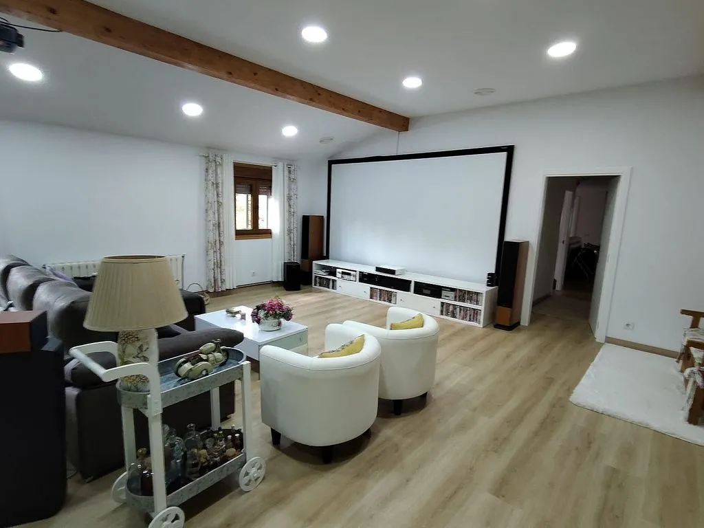 Séjour - Chalet with Pool and Garden in O Carballo