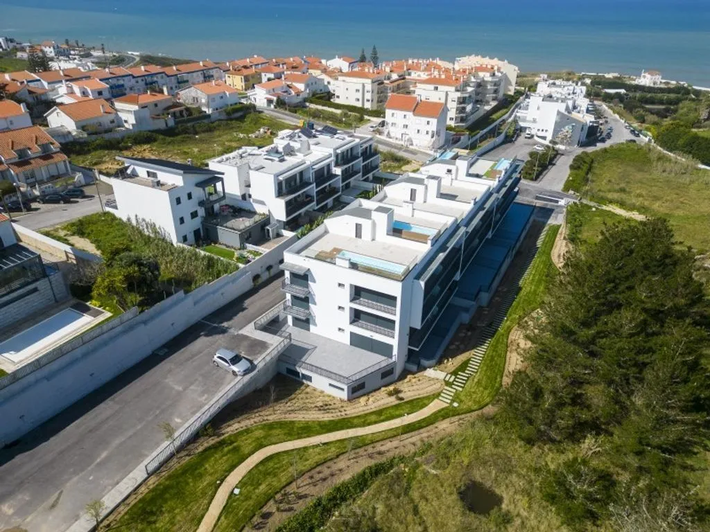 Vue aérienne - Luxury Duplex Flat with Sea View in Ericeira