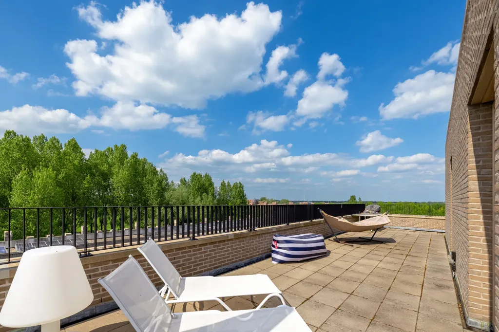 Terrass - Luxury Penthouse with Castle View in Beeckendael