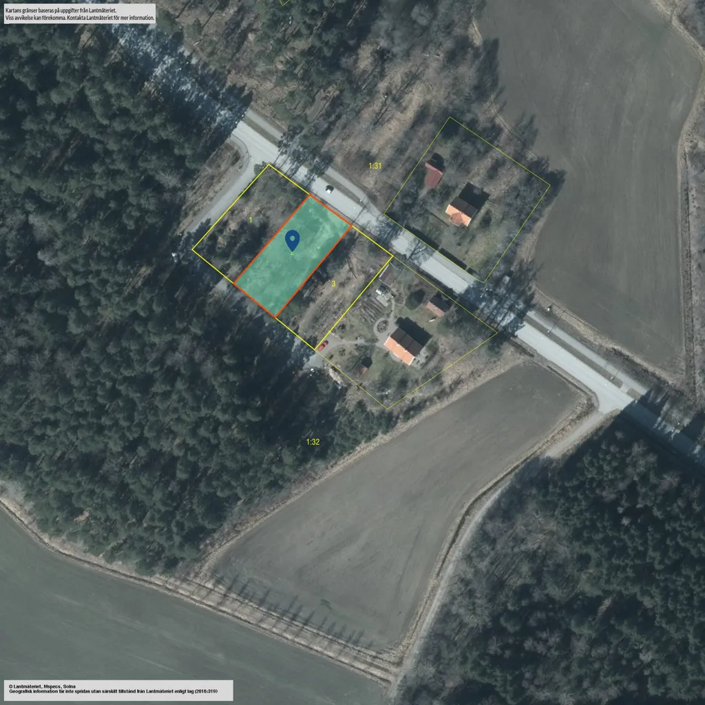 Vue aérienne - Plot with Sea Proximity in Nyköping