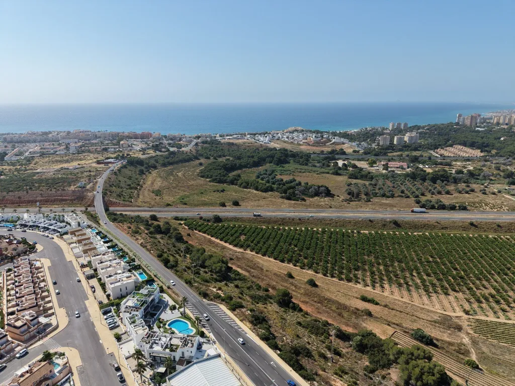 Vue aérienne - Modern Villa with Water View in Orihuela Costa