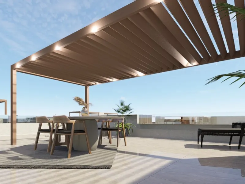 Terrass - Bungalows with Solarium in Pilar de la Horadada