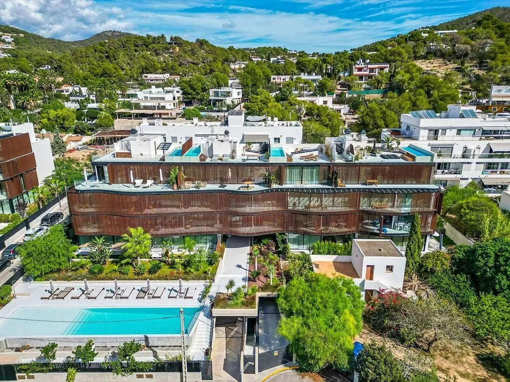 Õhuvaade - Apartment with Pool in Marina Botafoc, Ibiza