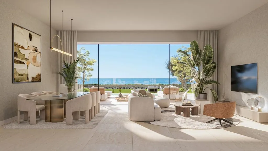 Séjour - Beachfront Flat with Pool in Manilva