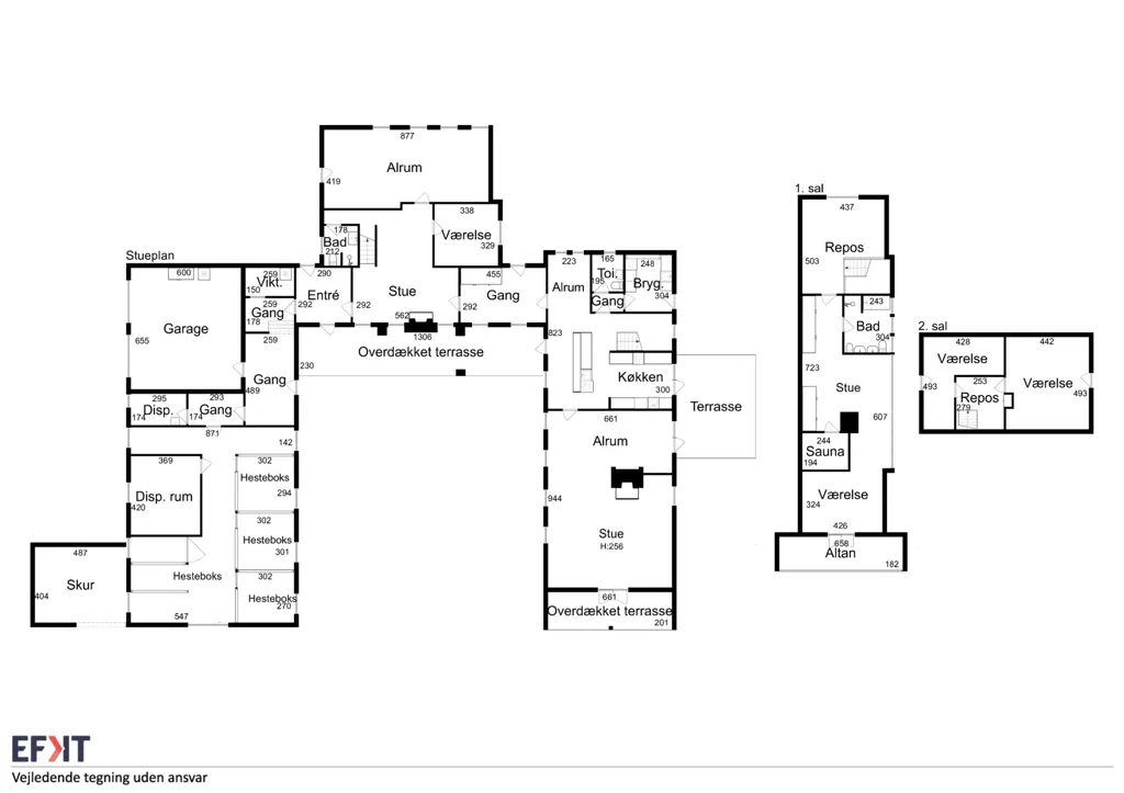 Plan - Villa with Nature View on Falster