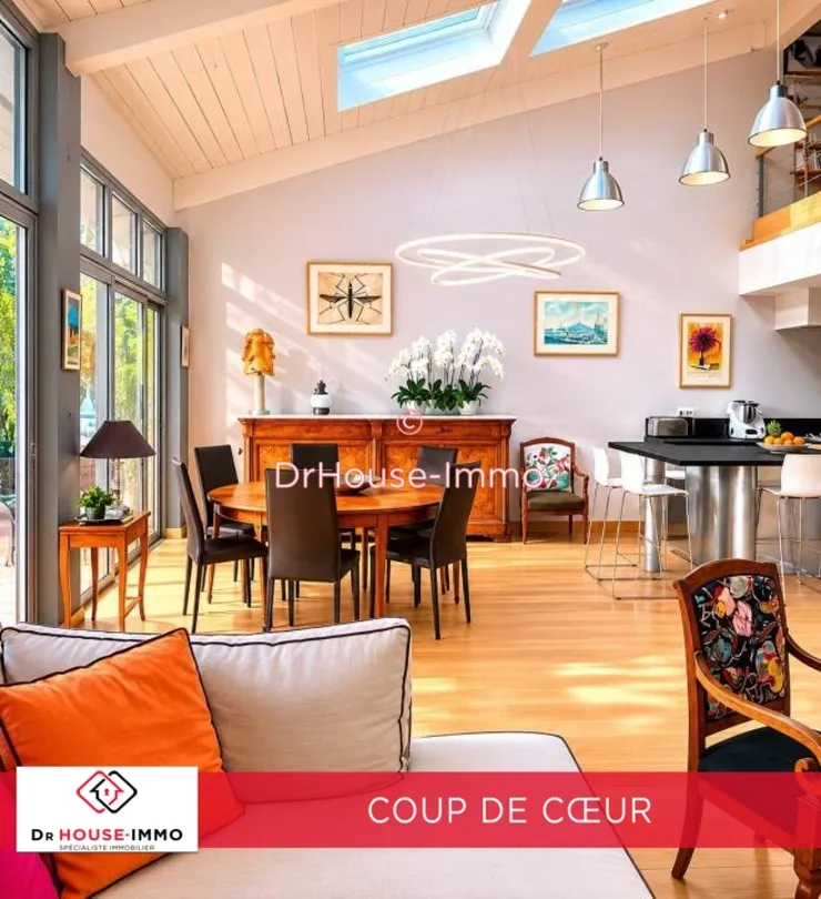 Salle à manger - Maison Contemporaine avec Piscine à Talence
