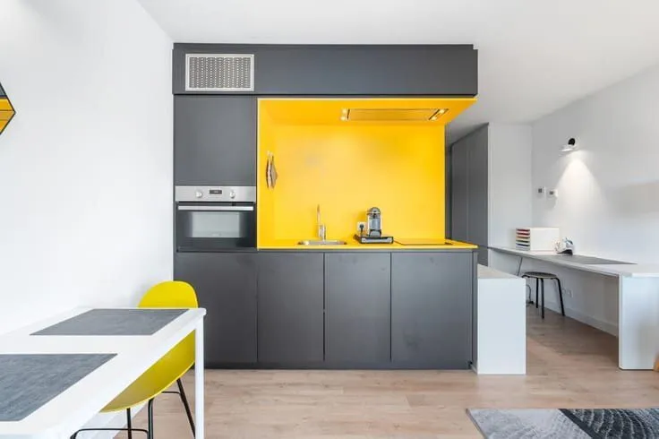 Köök - Apartment with City Centre Proximity in Leuven